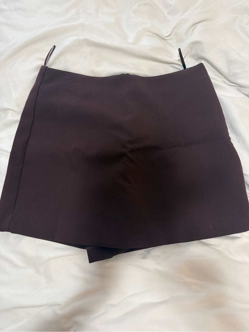Zara Dark Brown Mini Skort